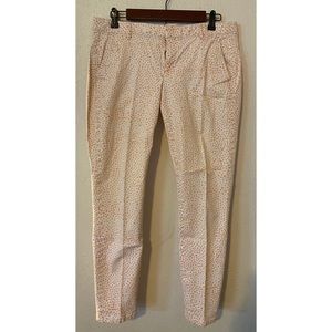 Spotted skinny khakis